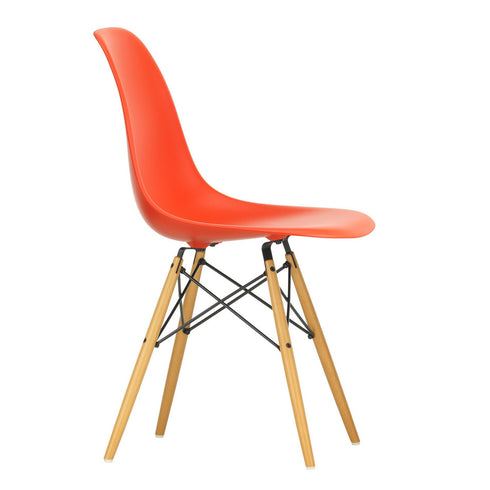 Cadeira Eames em Plástico DSW / Ácer Dourado